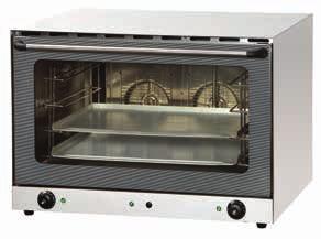 KONVEKSİYONLU ve KOMBİ FIRINLAR (elektrikli) K786 600x535x570 43 0,28 2670 230 V, 50 Hz 742 CONVECTION OVEN Tray Capacity: 4 pcs.