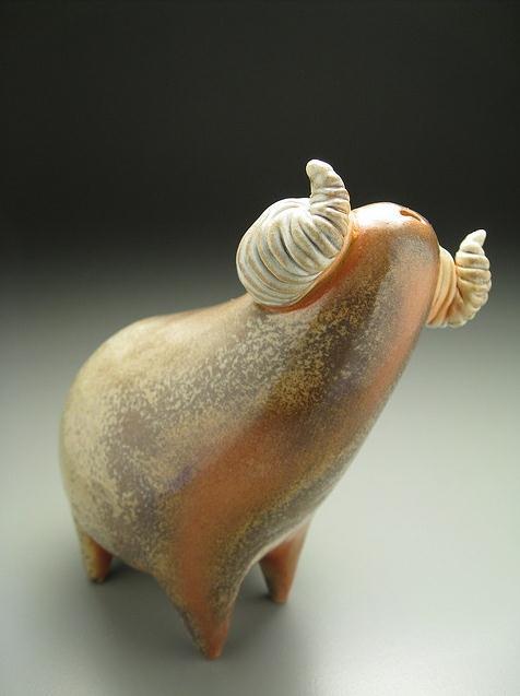 ) Resim-30: Mournful Beast, porselen, 2008, E. Funderburgh.