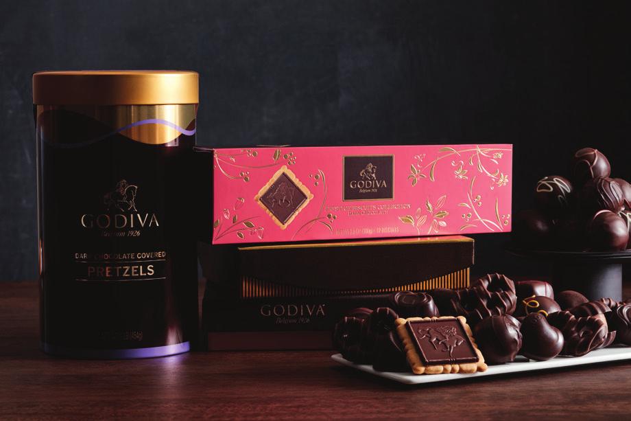 bisküvi (12 adet) Godiva Assorment