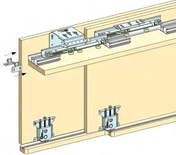 PKM 1100 SLIDING MECHANISM WITH SOFT CLOSE 80 KG SÜRGÜLÜ KAPAK MEKANİZMASI - FRENLİ Ayarlı sürgü kapak mekanizması