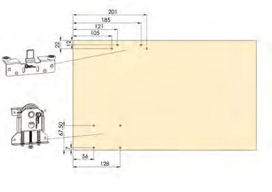 34 39 71 8028 Üst ray Upper track 12,66 6,70 8,75 8010-1 Alt tekli gömme ray Bottom single recessed track 36,65 50 8002 - A