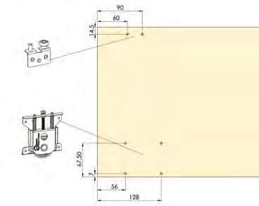 Useable for 16-26 mm door thickness.