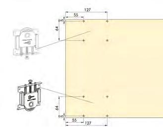 Bottom and top bearing wheels for polyamid. The use is soundless abd montage is very easy.