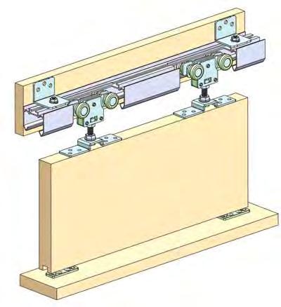 80KG SÜRGÜLÜ KAPI MEKANİZMASI SLIDING DOOR MECHANISM 80 kg taşıma kapasitelidir. Poliamid tekerlekli, hareketli mafsallı 15 mm yükseklik ayarı yapılabilen kapı kapak sistemi. 80 kg carrying capacity.