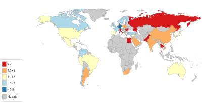 Hepatology 2000 TKAD 2011 Hepatit C: Epidemiyoloji Dünya genelinde yaklaşık 150-200 milyon kişide kronik hepatit C hastalığının bulunduğu düşünülmektedir Her yıl yaklaşık 3-4 milyon yeni olgu