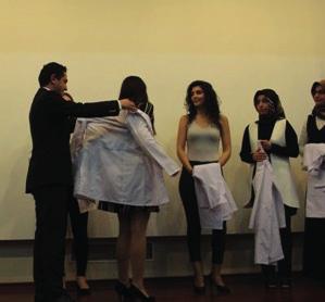 sınıf ve son sınıf öğrencileri için düzenlenen Beyaz Önlük Giydirme