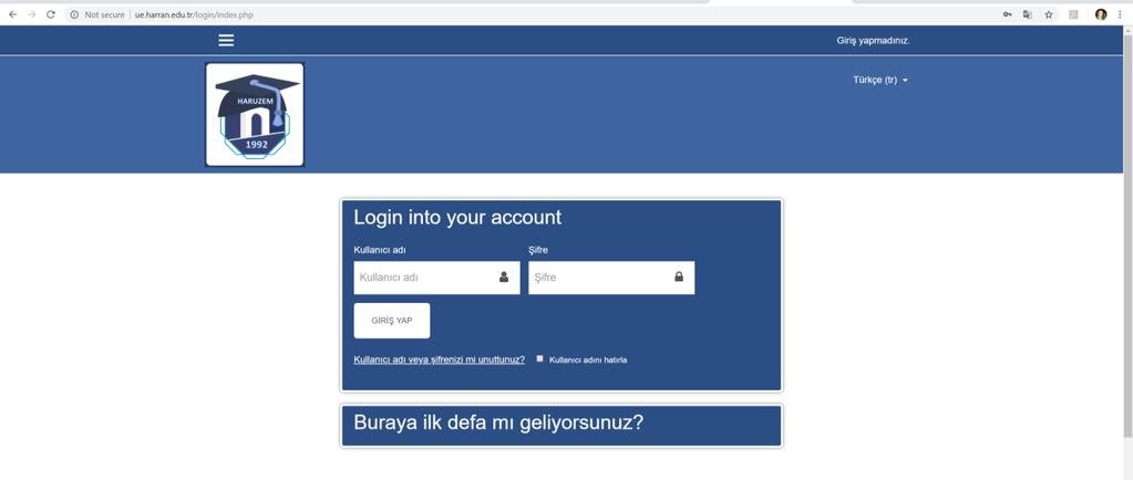 1. HESABINIZ Uzaktan Eğitim Uygulama VE Araştırma Merkezi Tarafından Verilen Atatürk İlkeleri ve İnkılap Tarihi II Yabancı Dil II ve Türk Dili II Derslerine ait materyallere ulaşabilmek için