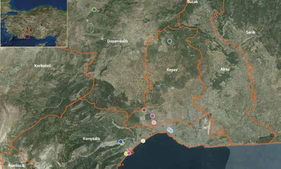 Tünektepe ve Teleferik Projesi 6. Antalya ya Ulu Camii ve İslam Sanatları Müzesi 7. III. Etap Raylı Sistem Projesi 8.