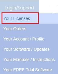 yapıştırınız ve sonrasında Get License