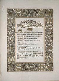 Hindistan Anayasası, Dünya'da