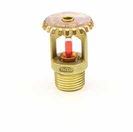 YANGIN GRUBU HD Fire Sprinkler / Upright STANDART TEPKİLİ 5mm CAM BULP UPRIGHT (DİK) RTI > 80 Kaplama Sıcaklık Art.