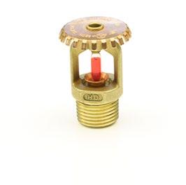 YANGIN GRUBU HD Fire Sprinkler / Upright STANDART TEPKİLİ 5mm CAM BULP UPRIGHT (DİK) RTI > 80 Kaplama Sıcaklık Art.