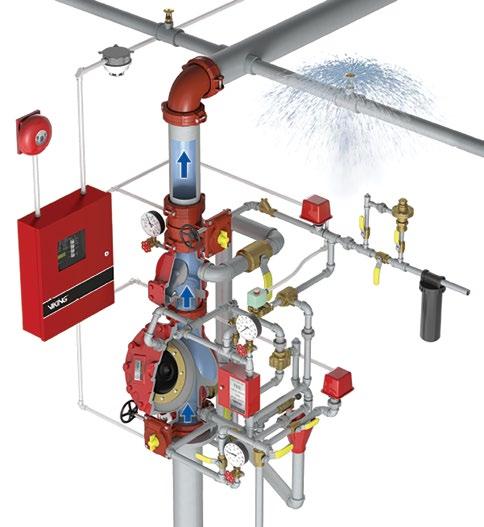 YANGIN GRUBU Viking Çift Kilitlemeli Ön Tepkili Alarm Vanaları (Double Interlock Preaction System) FLANŞLI TİP PN16 3 4 6 Tanım Art. No EURO/Adet Art. No EURO/Adet Art. No EURO/Adet Model F Baskın Vanası Takımı 12.