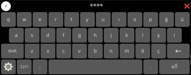 Otomatik çıkma modu devre dışı iken sanal klavye sadece aşağıda belirtilen yöntemlerle ekrana gelecektir. 3.2.