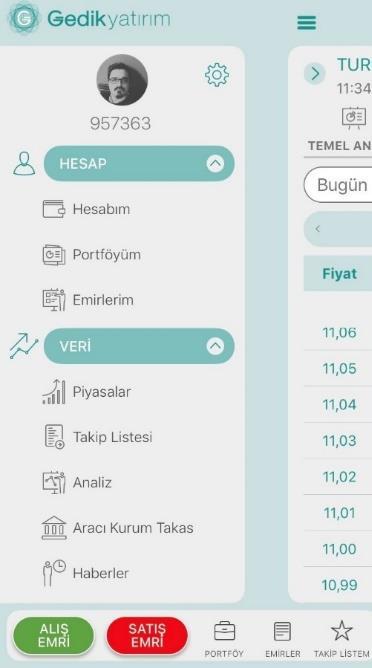 41 Kullanıcı Rehberi: Gedik Trader Mobil 4.