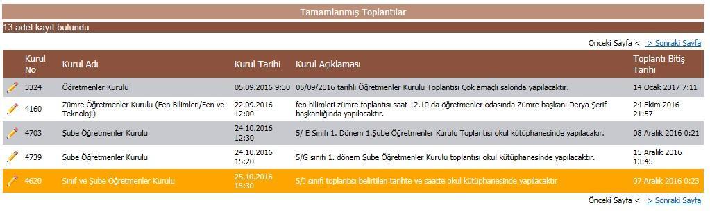 Daha sonra menü çubuğunda bulunan Raporlama düğmesine basarak ekranda raporunuzu görebilirsiniz. Raporla beraber imza çizelgesi de basılacaktır.