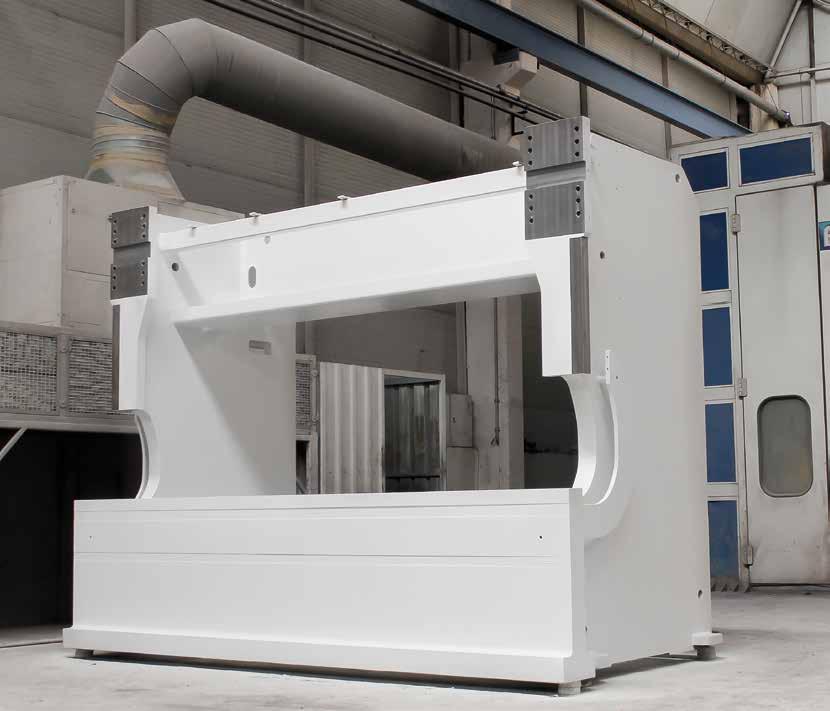 CNC ABKANT PRES Makinenin dış yüzeyi hava şartlarına karşı koruyucu en az 60 mikron kalınlığında iki kat boya ile boyanmaktadır.