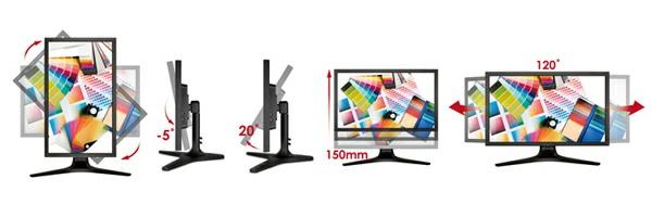 WQHD çözünürlük daha keskin ve titreşimsiz görüntü kalitesini 16:9 oranında sunar. Ergonomik Tasarım VP2770-LED monitör, en üst düzeyde rahatlık ve konforu elde etmeniz için tasarlanmıştır.