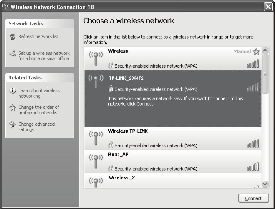 Anında Kablosuz Bağlantı Windows XP için Masaüstünüzün alt tarafındaki wireless ikonuna