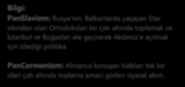 Avusturya-Macaristan İmparatorluğu, Rusya ya karşı Almanya ile yakınlaşmıştır. Avrupa devletleri kendi aralarında gruplaşmıştır. Üçlü İttifak ve Üçlü İtilaf adı verilen bloklar oluşmuştur.