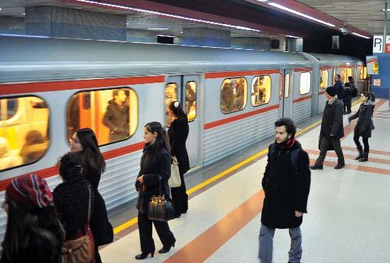 Haber 3 Çayyolu Metrosu Başbakan Erdoğan ve Başkan Gökçek in katılacağı törenle 13 Mart ta hizmete girecek S incan Metrosu nun ardından Ankara trafiğine ve