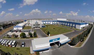 DEVA HOLDİNG ÇERKEZKÖY-I ÜRETİM TESİSİ DEVA Holding Çerkezköy-I Üretim Tesisi, İstanbul dan yaklaşık 110 km uzaklıkta, Çerkezköy Organize Sanayi Bölgesi nde 52.000 m 2 alan üzerine kurulu 32.