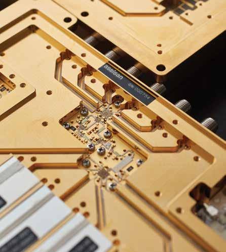 fonksiyonel mikrodalga modüllerin tasarım ve üretimi Mikrodalga Ürünler Grup Başkanlığı tarafından yapılmaktadır.