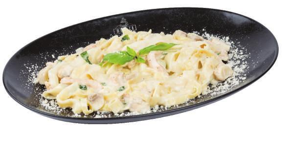 FETTUCCINE ALFREDO 19.00_ FETTUCCINE MAKARNA - TAVUK DİLİMLERİ - MANTAR - KREMA FESLEĞEN VE PARMESAN PEYNİRİ BİFTEKLİ FETTUCCINE 21.00_ Geleneksel mantı anlayışına farklı bir bakış açısı kazandırdık.