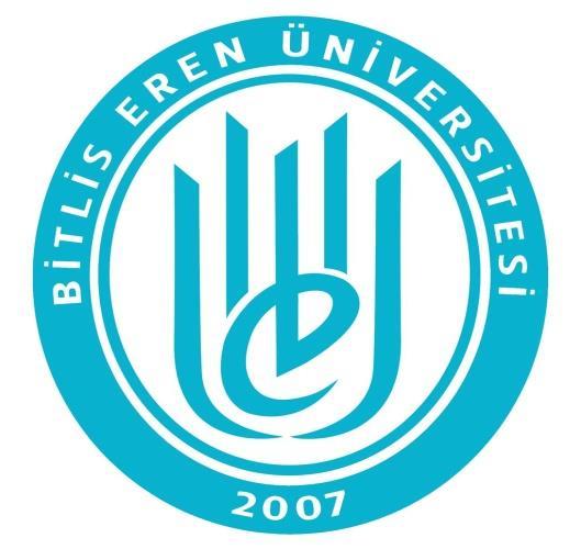 T.C. BİTLİS EREN ÜNİVERSİTESİ Fen Bilimleri Enstitüsü 2018-2019 EĞİTİM