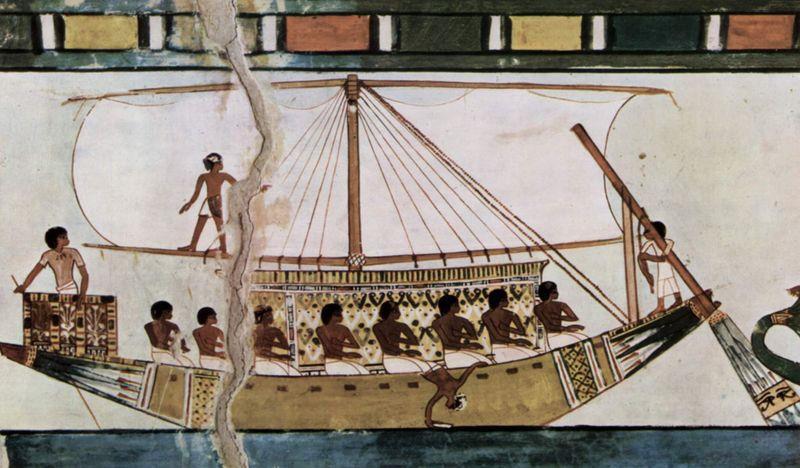 GEÇMİŞTEN GÜNÜMÜZE YELKENCİLİK Mısırlılar önceleri Nil Nehri üzeri de