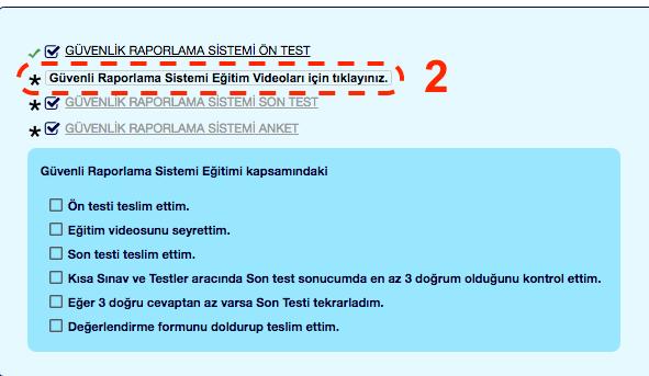 10) ÖN TESTİ tamamladıktan sonra 2.