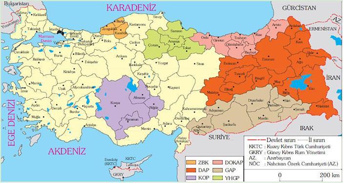Türkiye de Bölgesel Kalkınma Projeleri ve Etkileri Bölgelerin gelişebilmesi için bölgesel kalkınma projeleri yapılmaktadır.
