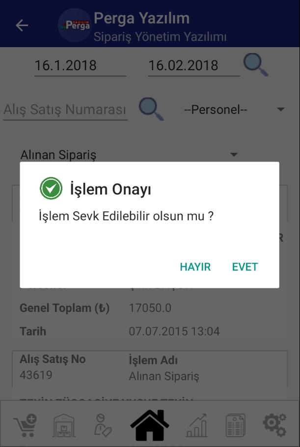 üretilen ürünün çıkışı ve ürünün depoya giriş işlemleri yapılmaktadır.dilerseniz de önceki yapılan stok giriş ve çıkış işlemlerine personel bazlı aratabilirsiniz.