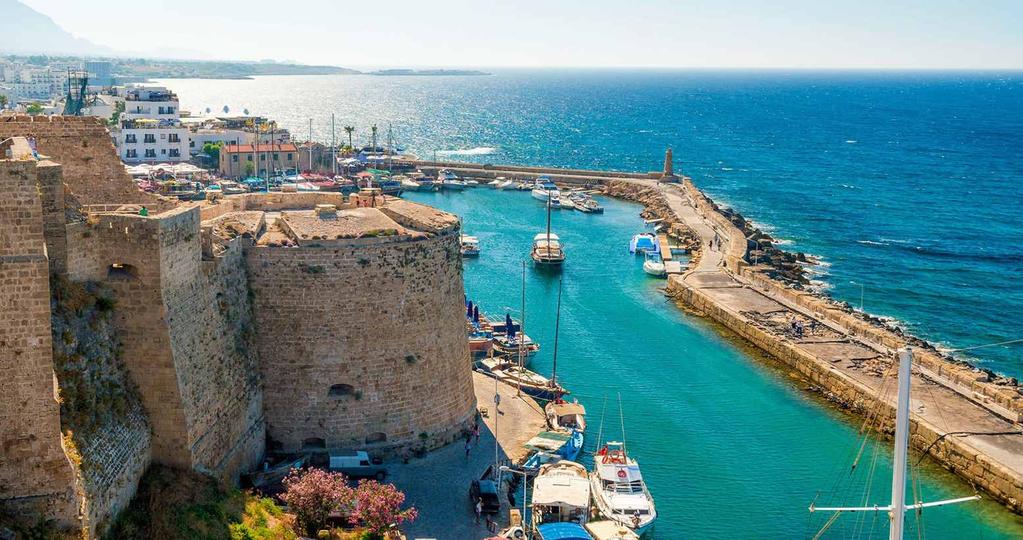 KUZEY KIBRIS IN FARKLI BÖLGELERİ Kuzey Kıbrıs'ın en büyük şehirleri Le oşa, Girne ve Gazimağusa olarak bilinmektedir.