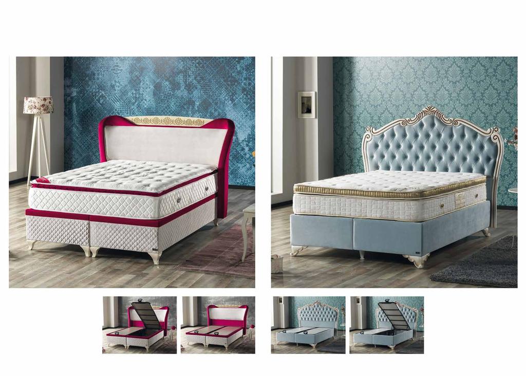 Yatak Baza Set Yatak odasını sıra dışı bir yaklaşımla tasarlamak isteyenler için cazip bir seçenek.