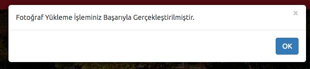 7 Kırptığınız fotoğrafta yüzünüz net olarak belirgin değilse, sistem yüklediğiniz fotoğrafı kabul etmeyecektir ve aşağıdaki gibi bir uyarı verecektir.