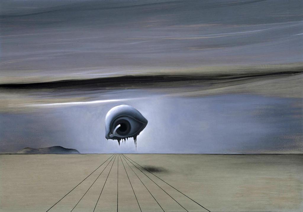 Salvador Dali nin Study for the Dream Sequence in Spellbound (1945) eseri görsel algımız hakkında ne söyler?