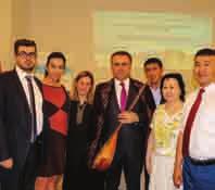 Ahmet Yesevi Üniversitesinin misyonu çerçevesinde Türkiye ve Kazakistan ın daha ileriye gitmesi için çalışmakta olduğunu belirterek bu maksatla çalışanlara teşekkür etti.