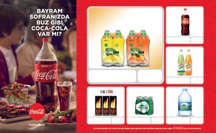 Coca Cola 2 Lt 3 Fusetea 4x1 Lt Çşt.