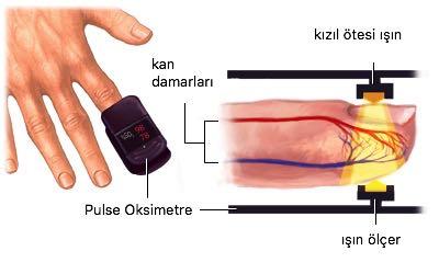 Oksijen Saturasyonu Solunum olayları sırasında oksijenasyondaki değişimleri