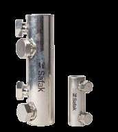 Alüminyum Vidalı Ek Muf Alçak Gerilim (1 kw)- Kablo Pabuçları Malzeme Uygulama Özellikler Sıkma aletlerine ve vasıflı operatöre gerek yoktur. Sadece lokma anahtar ya da İngiliz anahtarı gereklidir.