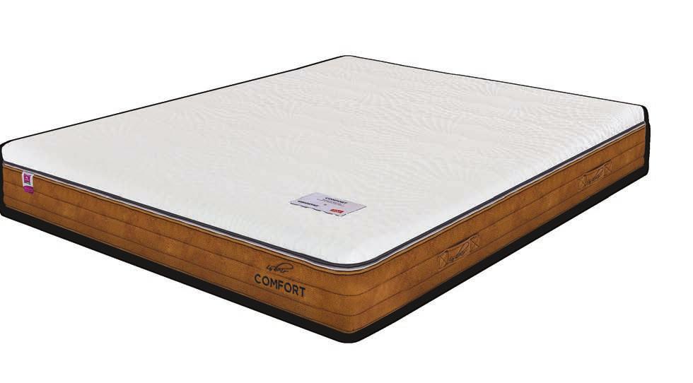 ROYAL COMFORT Viskoelastik Akıllı Yatak Yatak En/Boy: Opsiyonel Yükseklik: 24 cm 13 VISCOSTAR Comfort, üst yüzeyinde kullanılan viskoelastik katman (9 cm) ile basınç indirgeyici özelliğe sahip akıllı