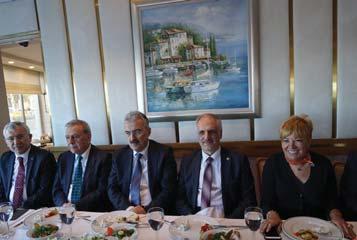 Toplantıya İzmir Ticaret Borsası nı (İTB) temsilen Yönetim Kurulu Başkanı Işınsu Kestelli ve Meclis Başkanı Barış Kocagöz katıldı.