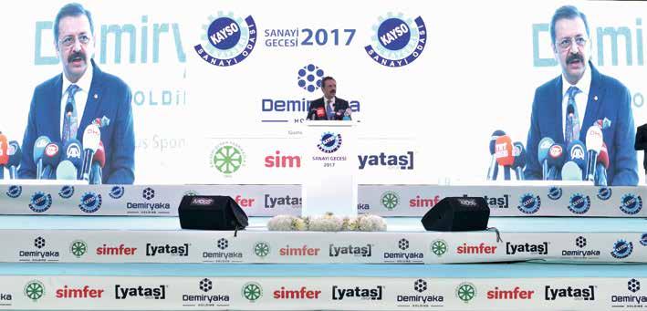 TOBB ULUSAL TOBB Başkanı Hisarcıklıoğlu Kayseri bir başarı hikayesi. Tamamen kendi dinamikleri ile ortaya çıkmış bir başarı hikâyesi dedi.