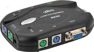 USB 105 KVM Switch KX701 2 Port PS2 KVM Switch - Auto professional KVM solutions USB KVM switch PS2 2 port KVM cihazı küçük boyutlarda, ve kolayca taşınabilir özellikdedir.