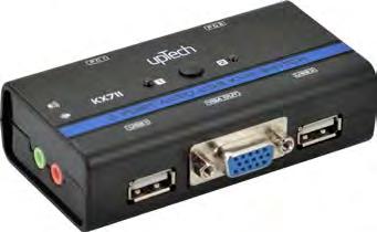 USB 107 KVM Switch KX711 2 Port USB KVM Switch - Auto professional USB solutions USB KVM switch USB + Audio 2 port KVM cihazı küçük boyutlarda, ve kolayca taşınabilir özellikdedir.
