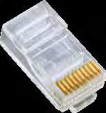 uygun Altın kaplama kontak pin MP109 10P/10C Modular Plug 10p/10c EIA/TIA 568