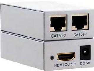 HDMI1100 HDMI Super Extender 60mt professional HD solutions Tam Fonksiyonel Çift Modül Ayar gerektirmez IEEE-568 standardı ile uyumlu 1080p Çözünürlüğü destekler Geri besleme otomatik ayarlı