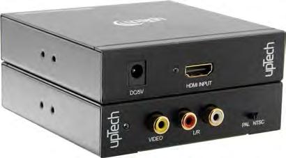 KX1029 HDMI to AV+S-Video Converter professional HD solutions 1080p HDMI çözünürlük desteği Analog kompozit Video çıkış desteği NTSC/480i veya PAL/576i Sıkıştırılmamış ses desteği R/L ses HDMI to AV+