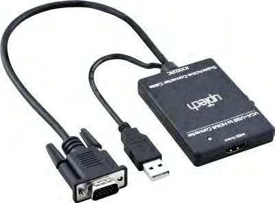 65 VGA Converter KX1021C VGA + USB 2.0 - HDMI Converter professional video solutions USB 2.